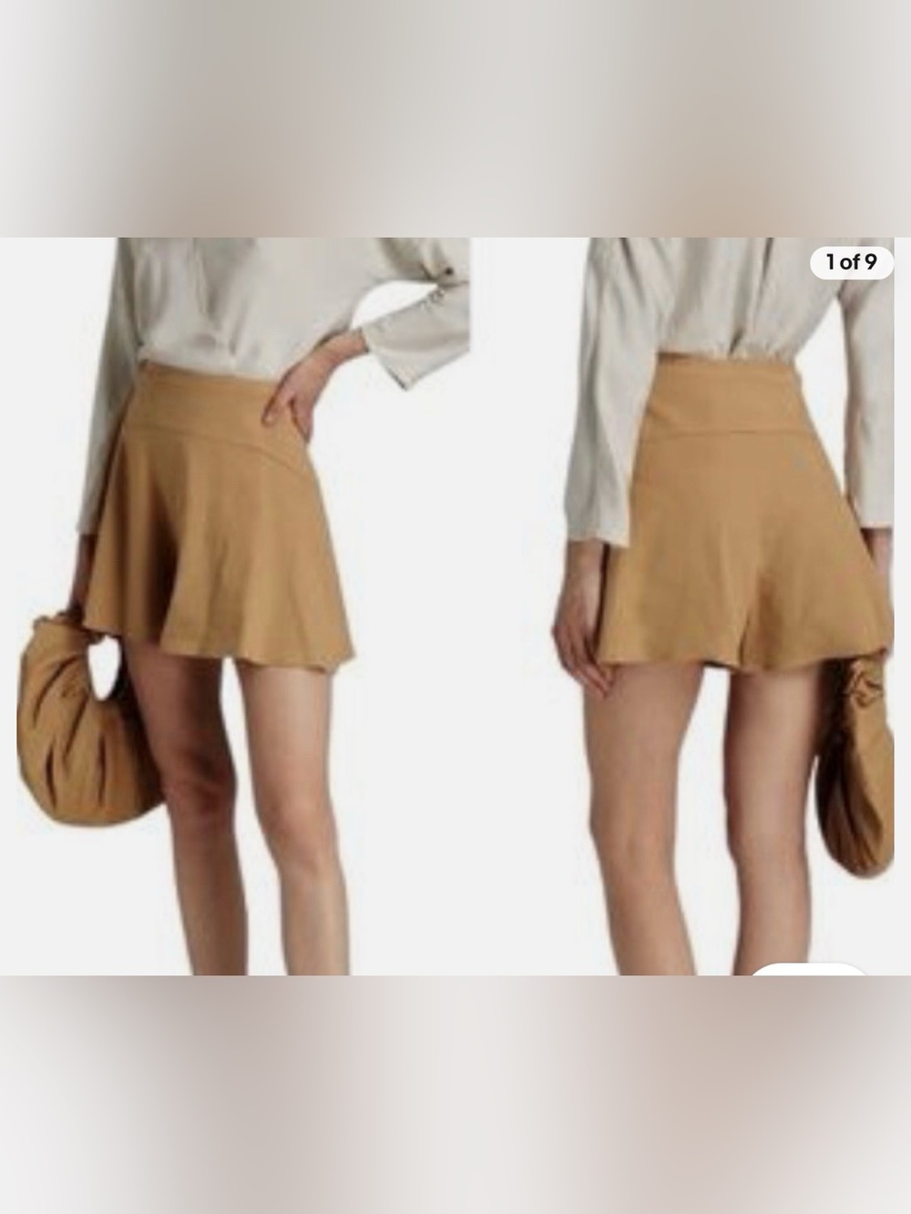 Vince high-rise, linen blend, women’s shorts size 8